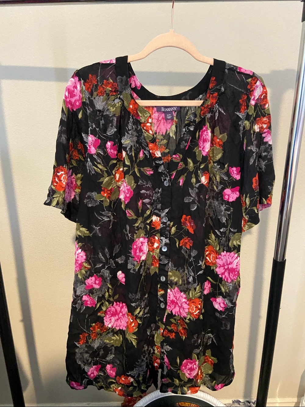 Roman’s EUC Button up Blouse 2X